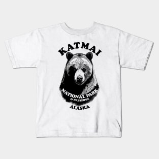 Katmai National Park Home Of Grizzly Bears Kids T-Shirt